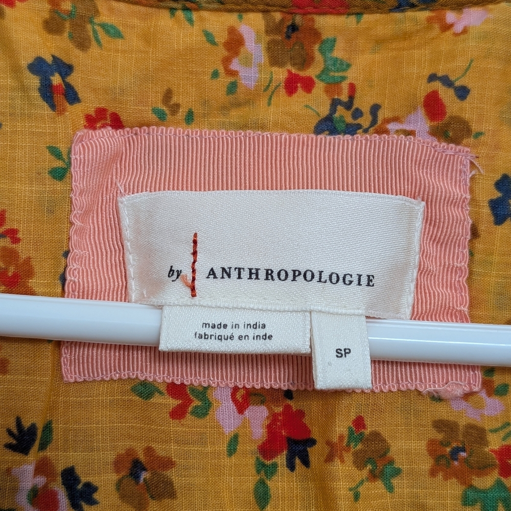 Anthropologie Tiered & True floral maxi prairie dress SP - Picture 3 of 11